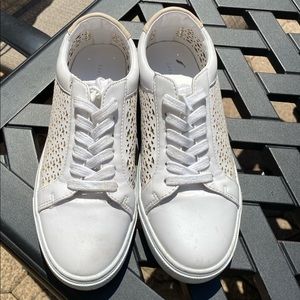 White sneakers